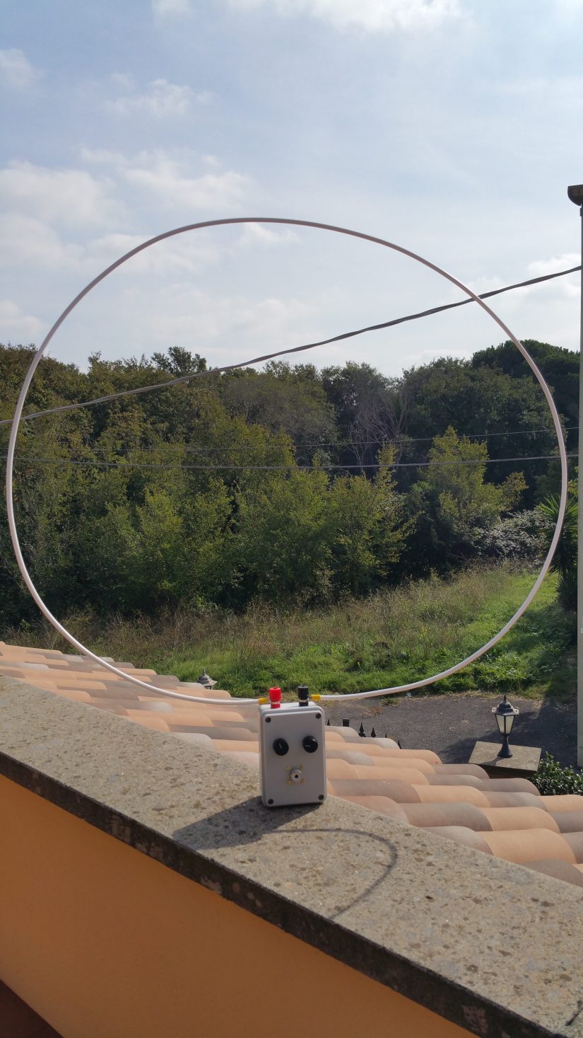 QRP HF Loop Antenna - IZ0HCC